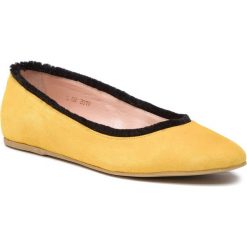 Baleriny L37 - Cotton Candy Z27 Żółty. Żółte baleriny damskie L37, bez wzorów, ze skóry, klasyczne, bez obcasa, na płaskiej podeszwie, bez zapięcia. W wyprzedaży za 319,00 zł.