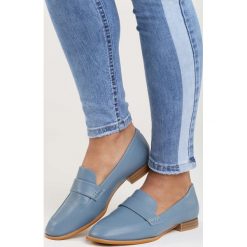 Niebieskie Mokasyny Italian Dream. Niebieskie mokasyny damskie Born2be, ze skóry. Za 49,99 zł.