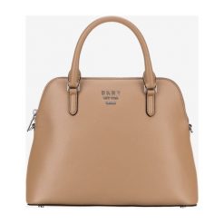 DKNY Whitney Torebka Beżowy. Brązowe torebki klasyczne damskie DKNY, w paski, ze skóry, bez dodatków. Za 1110,95 zł.