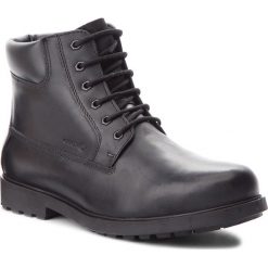 Kozaki GEOX - U Rhadalf F U845HF 00045 C9999 Black. Czarne buty zimowe męskie Geox, z materiału. W wyprzedaży za 299,00 zł.