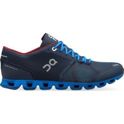 Buty On Running Cloud X M Niebiesko-Granatowe. Niebieskie buty sportowe męskie On Running, bez zapięcia, do biegania. Za 519,99 zł.