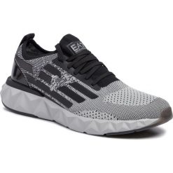 Sneakersy EA7 EMPORIO ARMANI - X8X048 XK113 C437 Grey/Black. Szare sneakersy męskie EA7 Emporio Armani, bez zapięcia. W wyprzedaży za 469,00 zł.