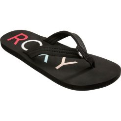 Japonki VISTA damskie. Czarne buty sportowe damskie Roxy, w paski, z bawełny, sportowe, na fitness i siłownię. Za 79,99 zł.