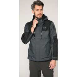 Jack Wolfskin - Kurtka Jasper Flex. Czarne płaszcze męskie marki Jack Wolfskin, s, bez wzorów, z elastanu, krótkie, z kapturem. W wyprzedaży za 579,90 zł.