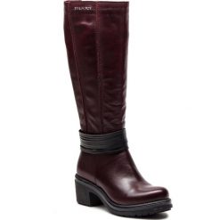 Kozaki EVA MINGE - Orihuela 4Y 18SM1372505EF 164. Czerwone kozaki damskie na obcasie marki Eva Minge, ze skóry. W wyprzedaży za 439,00 zł.