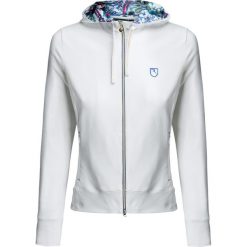 Bluza CHERVO POOL. Białe bluzy damskie Chervo, z aplikacjami, bez rękawów, z kapturem. W wyprzedaży za 385,00 zł.