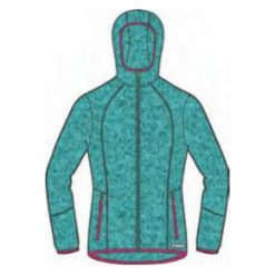 Bluzy damskie: Brugi Bluza damska 2NCZ-RLN Verde Grigio r. XL
