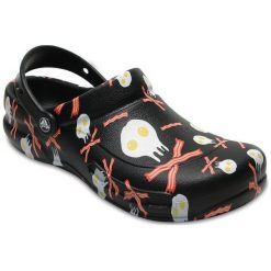 Crocs Buty Bistro Peppers Clog Black/White 46.5. Czarne klapki męskie Crocs, bez wzorów. W wyprzedaży za 153,00 zł.