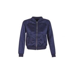 Kurtki krótkie G-Star Raw DALCIE BOMBER SW WMN L/S. Niebieskie kurtki damskie marki G-Star RAW, s, bez wzorów, retro, krótkie, bez kaptura. Za 351,20 zł.