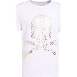 Koszulki polo: True Religion SKULL Tshirt z nadrukiem weiss