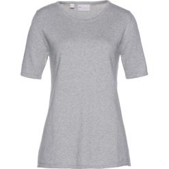 Sweter, krótki rękaw bonprix jasnoszary melanż. Szare swetry klasyczne damskie bonprix. Za 49,99 zł.
