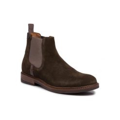 Gino Rossi MI08-C641-639-05 Khaki. Brązowe botki męskie Gino Rossi, bez zapięcia. Za 299,99 zł.