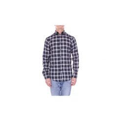Koszule z długim rękawem Dsquared S74DM0072. Niebieskie koszule męskie Dsquared, s, bez wzorów, bez kołnierzyka, z długim rękawem. Za 663,26 zł.