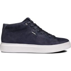 Geox - Buty. Niebieskie buty sportowe męskie marki Geox, ze skóry. W wyprzedaży za 399,90 zł.