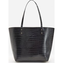 Torebka shopper - Czarny. Czarne torby damskie na zakupy Reserved, bez wzorów, bez dodatków. Za 129,99 zł.
