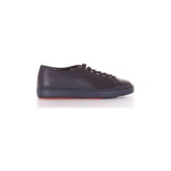 Buty Santoni MBCN20842UA6RAY. Niebieskie trampki męskie Santoni, bez wzorów, bez zapięcia. Za 965,24 zł.