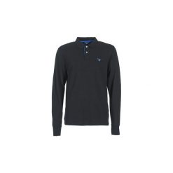 Koszulki polo z długim rękawem Gant CONTRAST COLLAR PIQUE. Czarne koszulki męskie GANT, s, bez wzorów, z długim rękawem. W wyprzedaży za 328,30 zł.