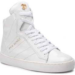 Sneakersy EVA MINGE - EM-33-06-000272 302. Białe półbuty damskie Eva Minge, ze skóry. W wyprzedaży za 249,00 zł.