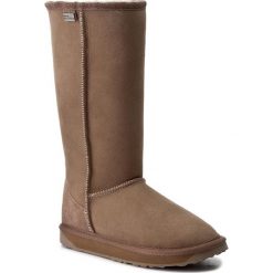 Buty EMU AUSTRALIA - Platinum Stinger Hi WP10001 Mushroom. Brązowe buty zimowe damskie marki Kazar, ze skóry, przed kolano, na wysokim obcasie. W wyprzedaży za 549,00 zł.