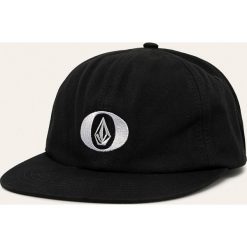 Volcom - Czapka. Brązowe czapki damskie Volcom, z aplikacjami, z bawełny. W wyprzedaży za 119,90 zł.
