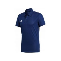 Adidas Koszulka męska CORE 18 Polo granatowa r. XL (CV3589). Niebieskie koszulki polo Adidas, m, do piłki nożnej. Za 74,99 zł.