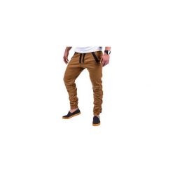 Joggery męskie: SPODNIE MĘSKIE JOGGERY P389 – RUDE