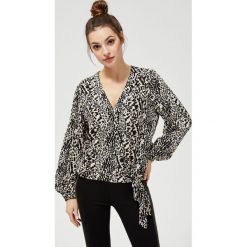 Koszula w cętki. Koszule damskie Moodo, xl, bez wzorów, z wiskozy, bez kołnierzyka, bez rękawów. Za 49,99 zł.