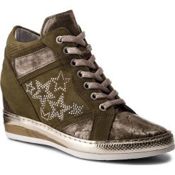 Sneakersy KHRIO - 181K7114PKSQ Oliva/Oliva/Bianco. Zielone sneakersy damskie marki Khrio, ze skóry. W wyprzedaży za 399,00 zł.
