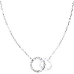 Złoty naszyjnik z diamentową zawieszką - dł. 46 cm. Szare naszyjniki damskie REVONI, z diamentem, złote. W wyprzedaży za 559,95 zł.