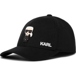 Czapka z daszkiem KARL LAGERFELD - 805610 501118 Black 990. Czarne czapki męskie KARL LAGERFELD, bez wzorów, z elastanu. Za 249,00 zł.