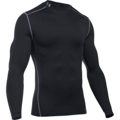 Under Armour ColdGear Armour Mock M Czarna. Czarne koszulki męskie termoaktywne Under Armour, m, bez wzorów, bez kołnierzyka, z długim rękawem, długie. Za 139,99 zł.