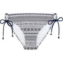 Stroje dwuczęściowe damskie: Figi bikini „Waikiki” w kolorze biało-granatowym