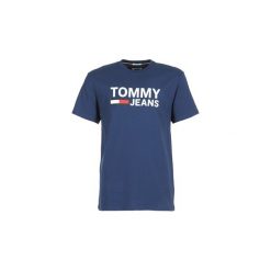 T-shirty z krótkim rękawem Tommy Jeans TJM TOMMY CLASSICS LOGO TEE. Niebieskie t-shirty męskie Tommy Jeans, s, bez wzorów, z jeansu, bez kołnierzyka, krótkie. Za 151,38 zł.