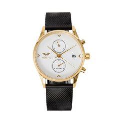 Zegarek Vendetta Zegarek damski Los Feliz white/black mesh VE1046 uniwersalny. Czarne zegarki damskie Vendetta. Za 485,10 zł.