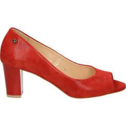 Buty ślubne damskie: Czółenka - G028PN TEJ RO