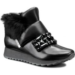 Buty zimowe damskie: Botki LORIBLU – 7I RS2018 RR Nappa/Camoscio/Nero/Napla
