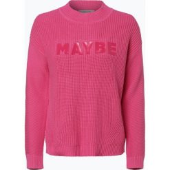 Comma casual identity - Sweter damski, różowy. Różowe swetry damskie marki comma casual identity, bez wzorów, z dzianiny, casualowe, bez rękawów, bez kaptura. Za 359,95 zł.