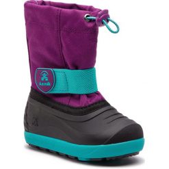 Śniegowce KAMIK - Jet NF8028 Purple Teal. Fioletowe śniegowce dziewczęce marki Kamik, bez zapięcia. W wyprzedaży za 179,00 zł.