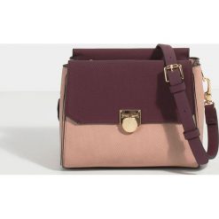 Parfois - Torebka. Brązowe torebki klasyczne damskie marki Parfois, w paski, z materiału, casualowe, na ramię, średnie, bez dodatków. Za 119,90 zł.