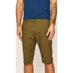 Tom Tailor Denim - Szorty. Zielone spodenki i szorty męskie TOM TAILOR DENIM, bez wzorów, z elastanu, casualowe. W wyprzedaży za 114,90 zł.