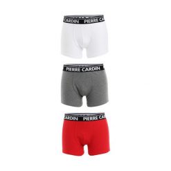 Bokserki Michaelo 303 3-pack Mix2 - zestaw 3 sztuk. Szare bokserki męskie Pierre Cardin, bez wzorów. Za 77,90 zł.
