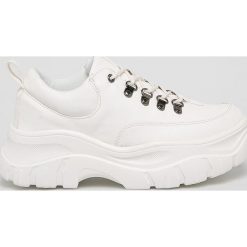 Public Desire - Buty. Białe buty sportowe damskie Public Desire, bez wzorów, ze skóry, sportowe. W wyprzedaży za 159,90 zł.