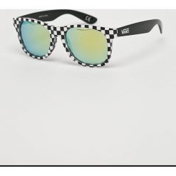 Vans - Okulary. Czarne okulary przeciwsłoneczne męskie marki Vans, z materiału, prostokątne. Za 59,90 zł.