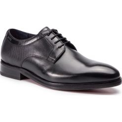 Półbuty JOOP! - Kleitos 4140004394 Black 900. Czarne buty wizytowe męskie JOOP!, ze skóry, bez zapięcia. W wyprzedaży za 459,00 zł.