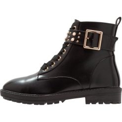 Botki damskie: RAID STORM Botki sznurowane black