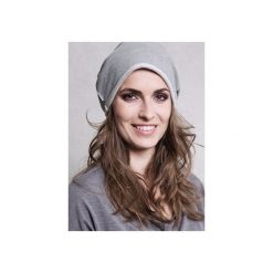 Czapki zimowe damskie: DRESOWA CZAPKA BEANIE SZARY MELANŻ