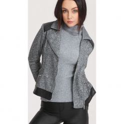 Ciemnoszary Żakiet Thundering. Szare marynarki damskie marki other, xl, bez wzorów. Za 59,99 zł.