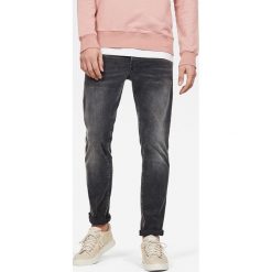 G-Star Raw - Jeansy 3301. Czarne jeansy męskie G-Star RAW, z aplikacjami, retro. Za 549,90 zł.