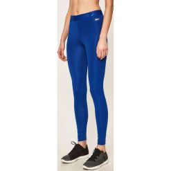 Reebok - Legginsy. Niebieskie spodnie damskie Reebok, s, bez wzorów, z elastanu. Za 139,90 zł.