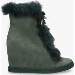 Sneakersy zielone Givi. Zielone sneakersy damskie Badura. Za 199,99 zł.